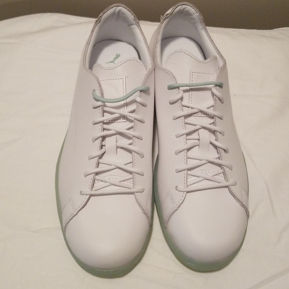 PUMA X DP MATCH RAW EDGE WHITE/GOSSAMER GREEN